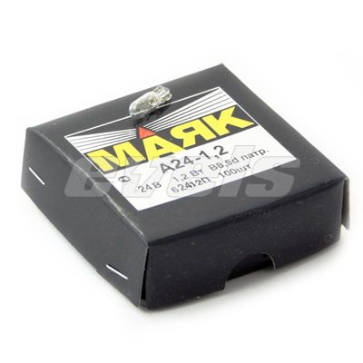 Лампа "Маяк" 24V 1,2W (W2*4.6d) /W1,2W — основное фото